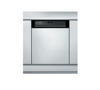 Whirlpool Lave-vaisselle semi-encastrable noir 60 cm - WBC3C26B -