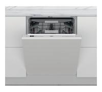 Whirlpool Lave-vaisselle Intégré 14 Places, Acier Inoxydable, Argent, Silencieux 46 dB, F, NaturalDry