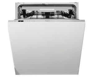 Whirlpool Lave-vaisselle Intégré 14 Places, Acier Inoxydable, Argent, Silencieux 46 dB, F, NaturalDry