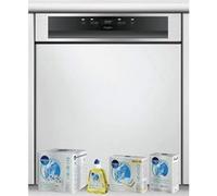 Whirlpool Lave-vaisselle semi-encastrable noir 60 cm - WBC3C26B -