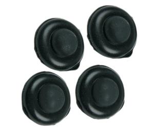 Whirlpool - Lot de 4 tampons de grille de cuisson en caoutchouc - 484000000903