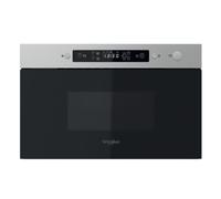Whirlpool - Micro-ondes encastrable 22 L, 750 W, sécurité enfant, acier inoxydable (MBNA910X)