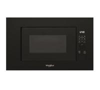 whirlpool micro-ondes gril encastrable 20l 800w noir wmf200gnb