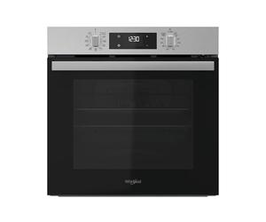 Whirlpool OMR58RR0X Four multifonction encastrable électrique, ventilé, pyrolytique, capacité 71 L, acier inoxydable Cook 3, Cool Door, Easy Clean. 59,5 x 59,5 x 55,1 cm