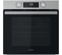 Four encastrable - Pyrolyse + Hydrolyse - Multifonction Chaleur pulsée - WHIRLPOOL - OMR58RU0SX - Inox - Porte froide