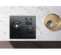 Whirlpool Plaque de cuisson gaz 3 feux - AKT404/NB -