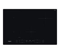 Whirlpool WL B4265 BF/IXL - Table de cuisson à induction - 4 plaques de cuisson - Niche - largeur : 56 cm - profondeur : 48 cm - avec garniture avant en acier inoxydable - noir Noir G
