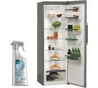 WHIRLPOOL Réfrigérateur Frigo simple porte inox 363L Froid Brassé 6eme Sens