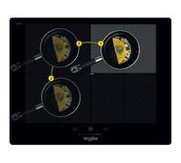 Whirlpool SMP 658c / Ne / Ixl Table Cuisson Induction 4 Regions 65 CM 6 Sens