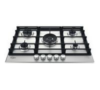 Whirlpool GMWL 758/IXL Acier inoxydable Intégré 73 cm Gaz 5 zone(s)