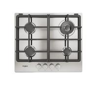 Whirlpool TGML 661 IX Acier inoxydable Intégré 58 cm Gaz 4 zone(s)