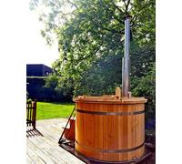 Whirlpool Tonneau de bain Jardin externe Bain Bois thermique Piscine Four Bois