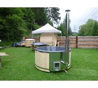 Whirlpool Tonneau de bain Jardin externe Bain Bois thermique Poêle Cuve en bois