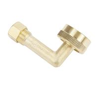 Whirlpool W10685193 Raccord col de cygne pivotant pour lave-vaisselle 3/4 par 3/8"