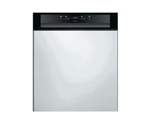 WHIRLPOOL WBC3C34PB Lave-vaisselle intégrable - 8 programmes - Silence 43 dB - Moteur induction - Séchage naturel - Départ différé 24h - PowerClean Pro - Bandeau noir
