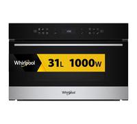 Whirlpool WMD7O4TX Noir, Acier inoxydable Micro-ondes grill Intégré 31 L 1000 W