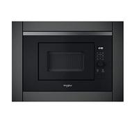 Whirlpool WMF201G micro-onde Intégré (placement) Micro-ondes grill 20 L 800 W Noir, Acier inoxydable