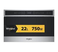 Micro-ondes grill WMN4I4BX Noir acier inoxydable intégré 22 L 750 W