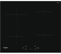 Whirlpool WS Q2760 BF, Noir, Encastrable, 60 cm, Plaque de cuisson à induction avec zones, vitrocéramique, 4 zones/zones