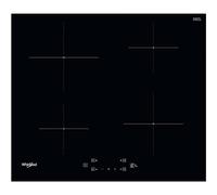 Whirlpool WS Q2760 BF, Noir, Encastrable, 60 cm, Plaque de cuisson à induction avec zones, vitrocéramique, 4 zones/zones