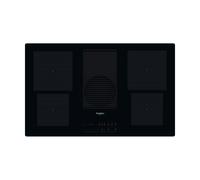 Whirlpool WVH 92 K/1 Noir Intégré 80.4 cm Plaque avec zone à induction 4 zone(s) Hotte intégrée