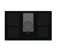 WHIRLPOOL WVH 92 K Plaque De Cuisson À Induction 4 Zones Hotte Intégrée Noire