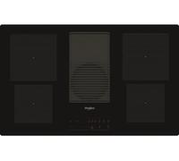 Whirlpool WVH 92 K/1 Noir Intégré 80.4 cm Plaque avec zone à induction 4 zone(s) Hotte intégrée