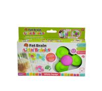 Fat Brain Toys – Jouet Whirly Squigz – 3 toupies ventouses – dès 9 mois – Multicolore