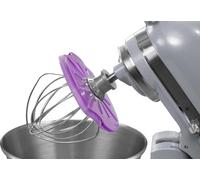 Whisk Wiper® PRO for Stand Mixers - Mix Without The Mess - The Ultimate Stand Mixer Accessory - Compatible With KitchenAid Tilt-Head Stand Mixers - 4.5qt, 5qt (Color: Violet)