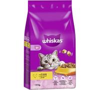 Whiskas 7 + Senior Nourriture pour chat Poulet, 1,9 kg