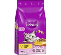 whiskas 7 + Senior Nourriture pour Chat Poulet, Lot de 2 (2 x 1,9 kg)