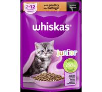 Whiskas 85gx28 Junior Poulet en Sauce