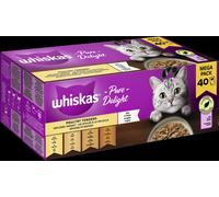 Whiskas 85gx40 PureDelight Poulet Ragoût en Gelée Mega Pack