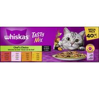 Whiskas 85gx40 TastyMix Choix du Chef en Sauce Megapack