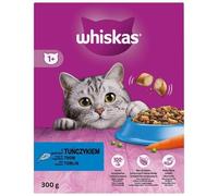 Whiskas Adult 1+ Croquettes au thon en carton, 2 x 300 g (2 paquets) - Croquettes pour chats adultes - Différents emballages disponibles