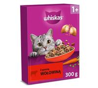 WHISKAS Adult au délicieux bœuf nourriture sèche pour chats 300g