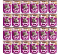 WHISKAS Adulte au canard en gelée - pâtée pour chat - 24 x 400 g