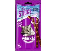 WHISKAS Bâtonnets Saumon 14x6Pièces (36gx14)