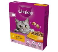 WHISKAS® Carton sec 1+ avec poulet 5 x 800g
