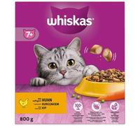 whiskas® Carton Sec 7+ avec Poulet 5 x 800 g