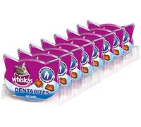 Whiskas dentabites Chat Snack Saumon, Lot de 8 (8 x 40 g)