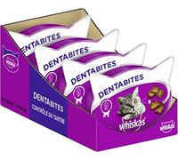 Whiskas Dentabites Lot de 8 paquets de friandises dentaires pour chat au poulet 8 x 40 g