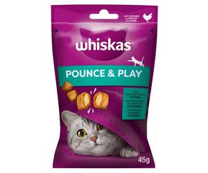 WHISKAS Energy and Vitality 45 g de friandises au poulet pour chats