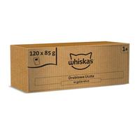 WHISKAS Adult Poultry Feast 120x85 g nourriture humide complète pour chats adultes en gelée