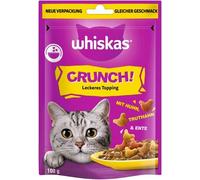 WHISKAS® Gobelet Crunch avec Poulet, Dinde et Canard 100 g