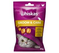 WHISKAS® Groom & Care Lot de 1 Sachet de 45 g au Poulet