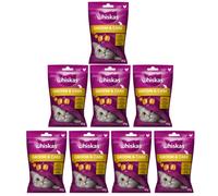 WHISKAS Healthy Shine 8x45g gâterie pour chat, avec du poulet