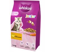 WHISKAS Junior 1,4 kg - croquettes pour chatons, au poulet savoureux