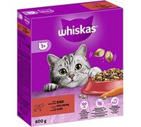 WHISKAS® Karton Trocken 1+ mit Rind 800g