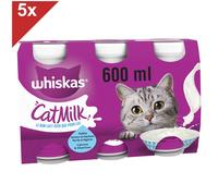 WHISKAS Lait pour chat bouteille 200ml (5x3)